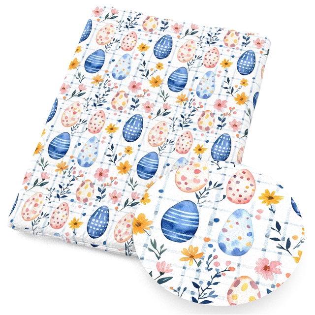 polyester cotton easter series polyester cotton fabric set (5 pcs/set)