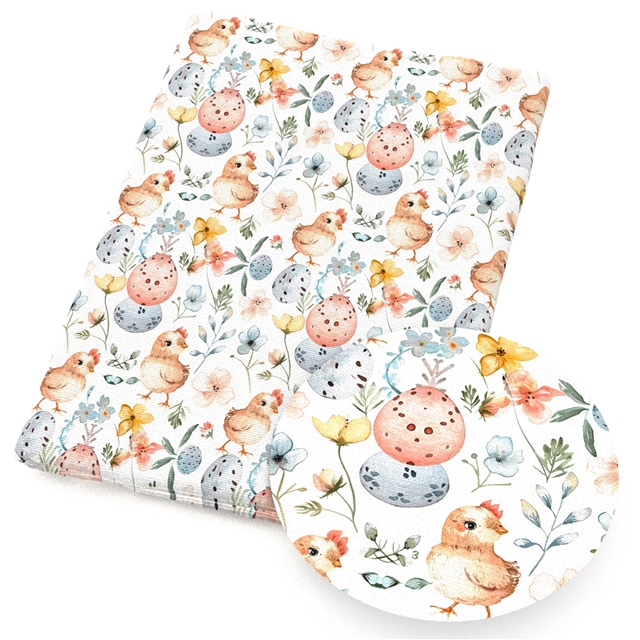 polyester cotton easter series polyester cotton fabric set (5 pcs/set)