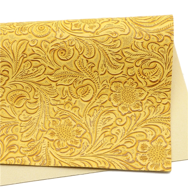 synthetic leather bump texture flower faux leather 20*33cm(7.9*13