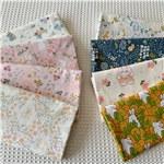 field rabbit cotton twill printed fabric