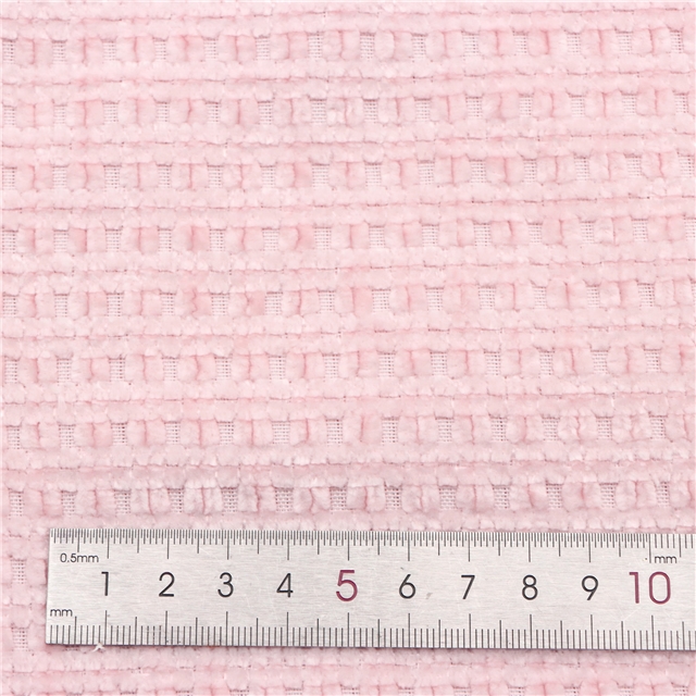 plain chenille waffle fabric