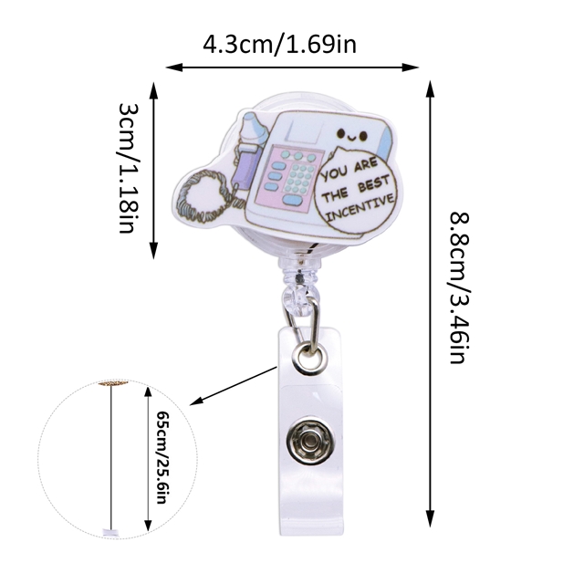 acrylic+plastic acrylic easy pull retractable buckle