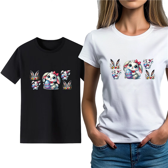 cotton Iron On Transfer Stickers and T-shirts