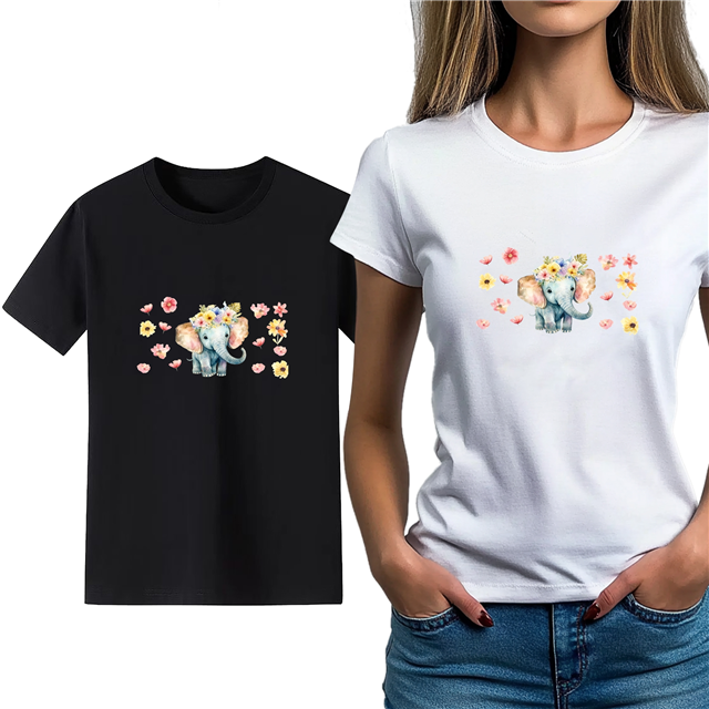 cotton Iron On Transfer Stickers and T-shirts