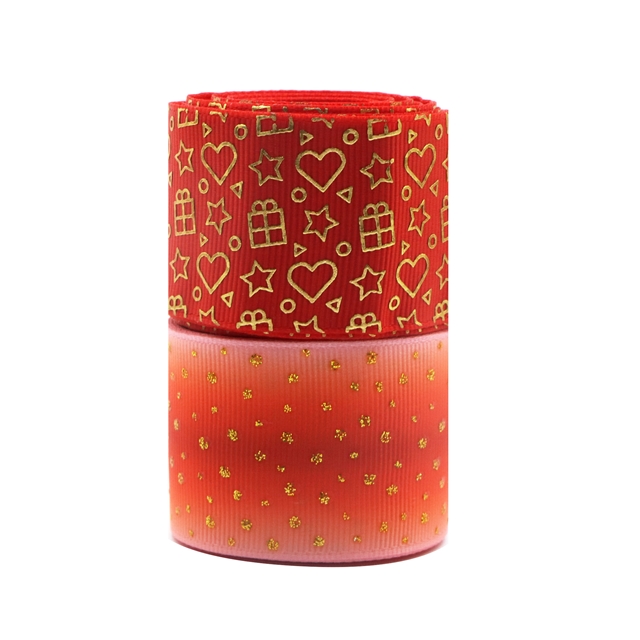 1.5" 38mm colors gold grosgrain gold ribbon ribbon 5yard