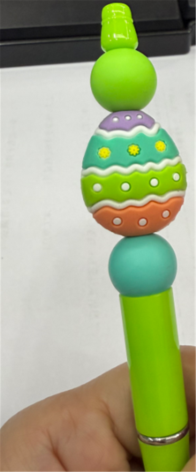 silicone easter eggs 3d silicone beads