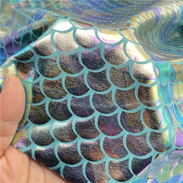 20*58" 50*145cm laser knitting 2 ways stretch knit fabric