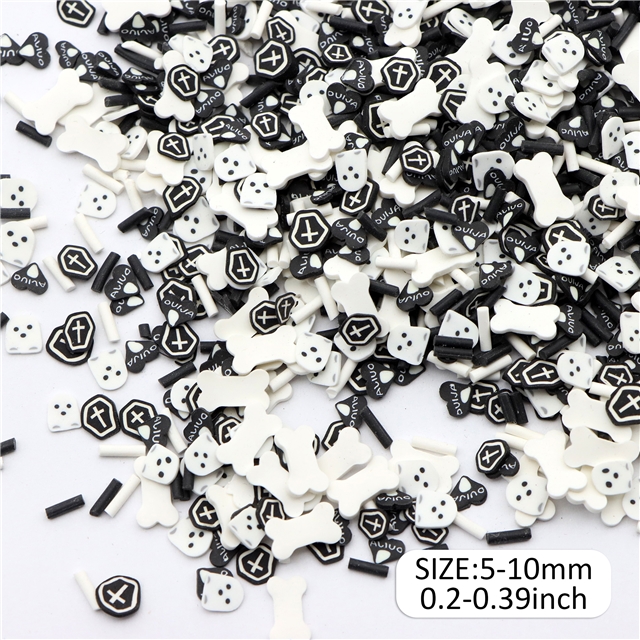 Halloween series soft ceramic slice packaging filler 9#