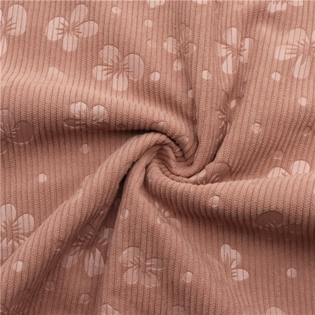 plain embossed corduroy fabric