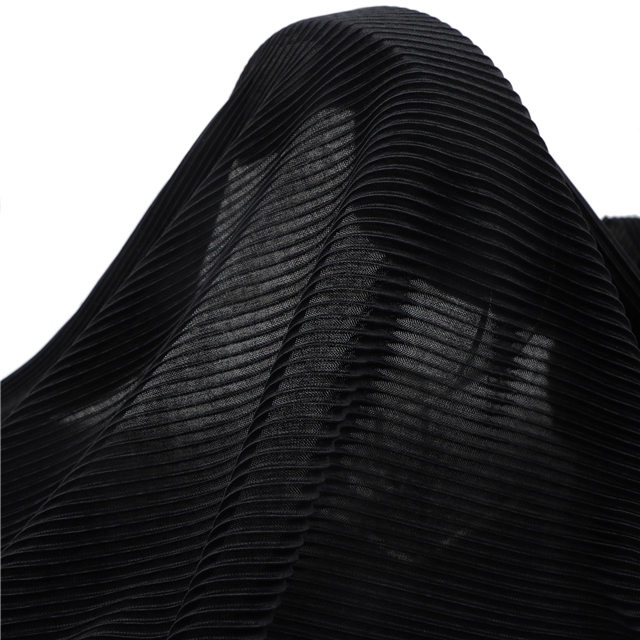 2 ways plain pleated knit fabric 5#light green,50*150cm(19.7*59.1