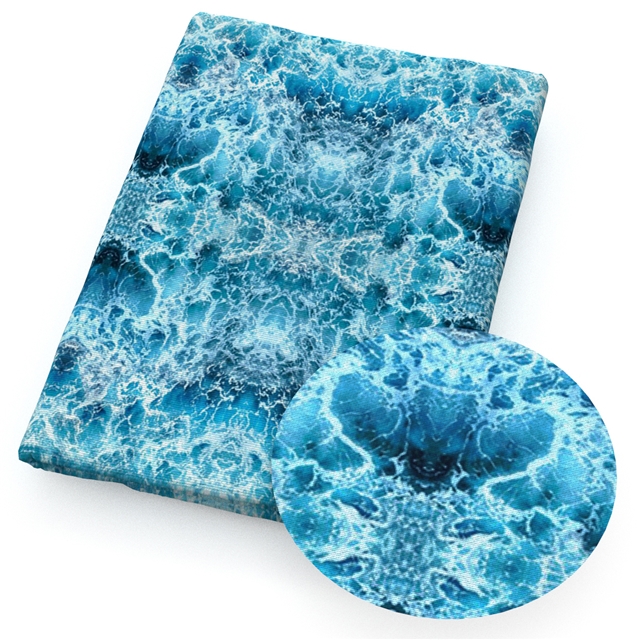 polyester cotton chevron series polyester cotton fabric set (4 pcs/set)