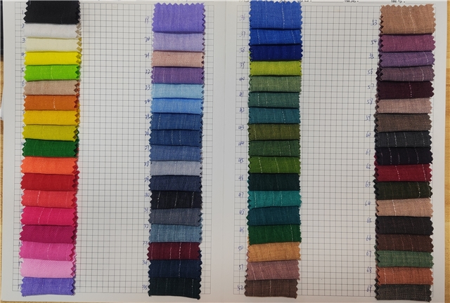 double color twill bamboo cotton fabric