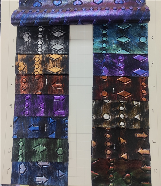 synthetic leather bump texture heart dot  rubbing faux leather