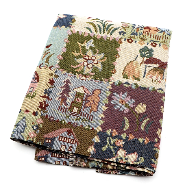 polyester cotton yarn dyed jacquard fabric