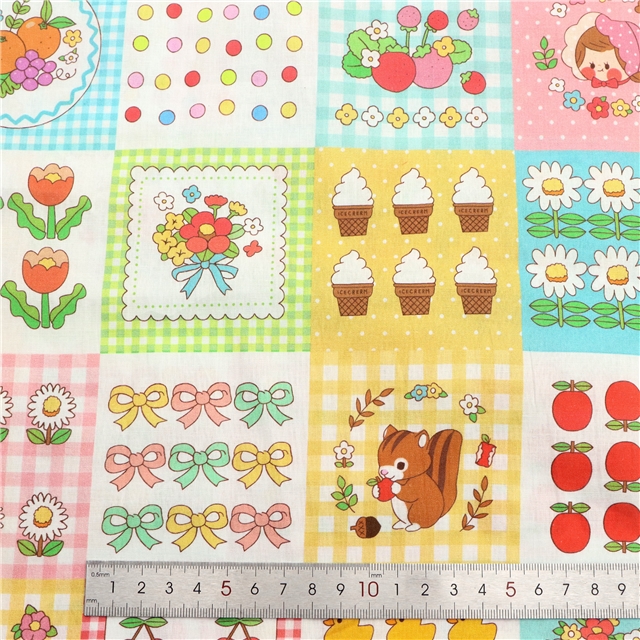 cotton 40 count digital printed fabric