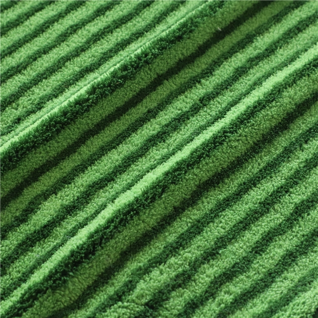 100% polyester watermelon strip double-sided cotton velvet fabric