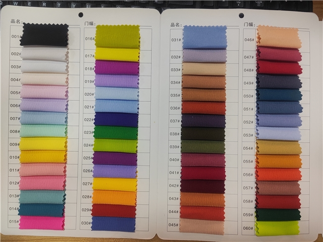 plain pleated polyester fabric
