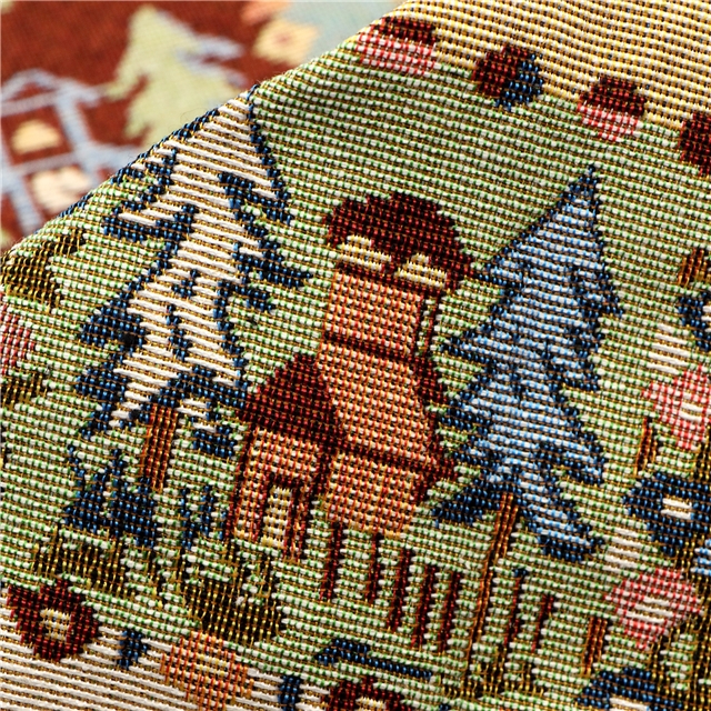 polyester cotton yarn dyed jacquard fabric