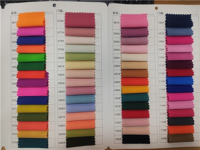 plain pleated polyester fabric