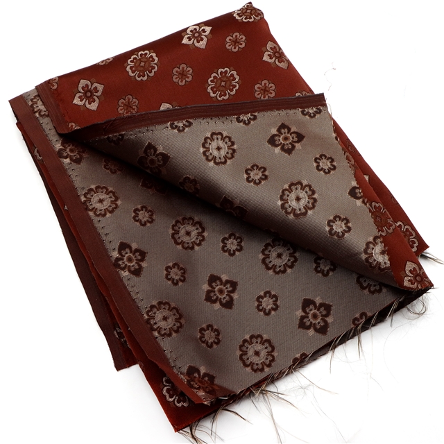 chinese style pipa flower woven brocade jacquard fabric