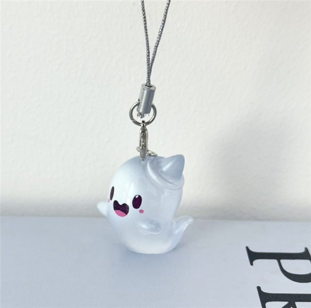 halloween glow in the dark series ghost pndant accessories
