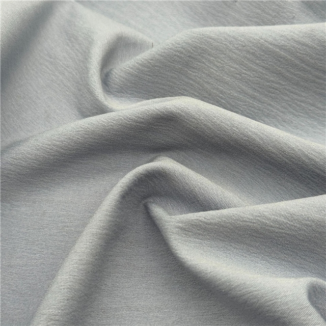 plain pleated polyester fabric