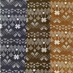 geometric ethnic style printed corduroy fabric