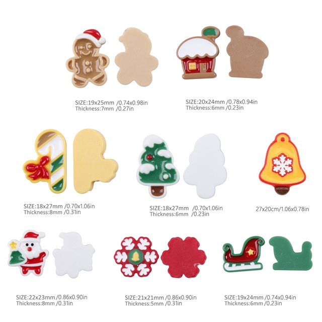 resin christmas 3d resin accessories