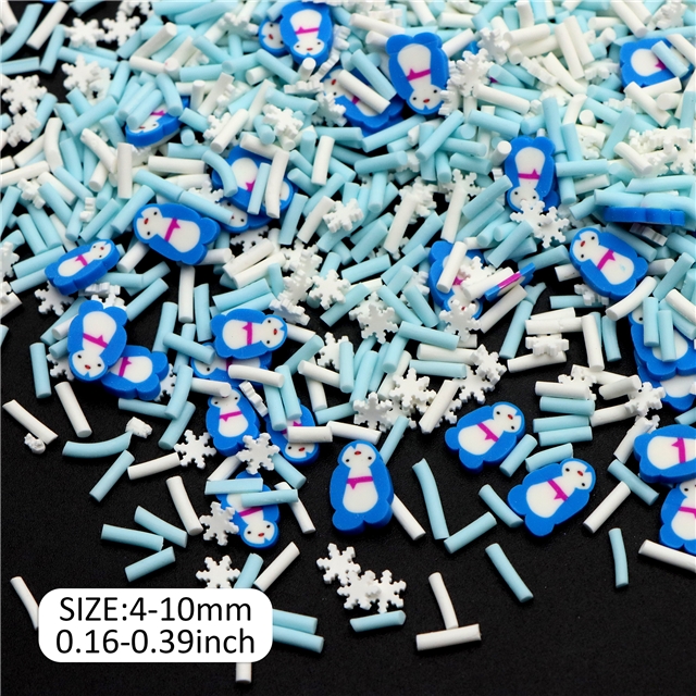 Christmas series soft ceramic slice packaging filler 15#