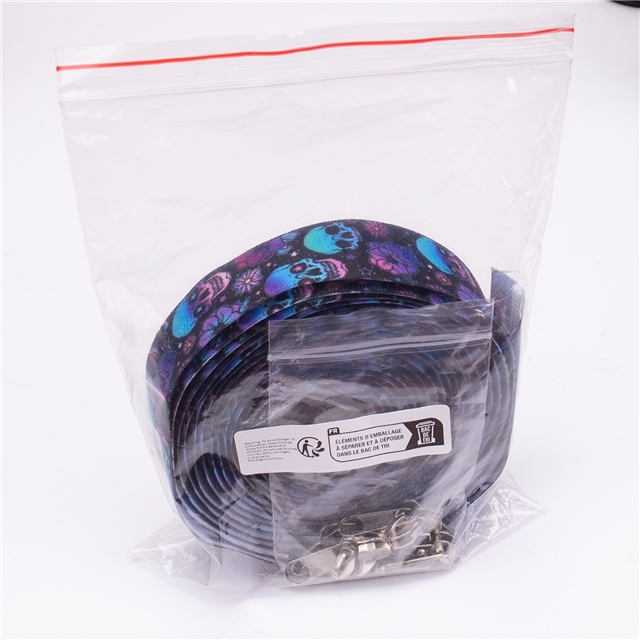 nylon 5# reverse punk skeleton nylon zipper set (zipper 4.5 meters+10 zipper heads）