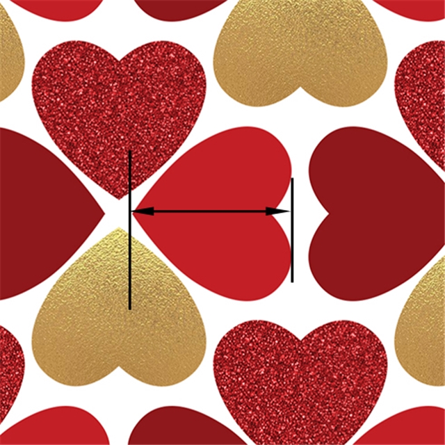 self printed gold foil faux leather fabric