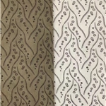 geometric striped flower printed corduroy fabric