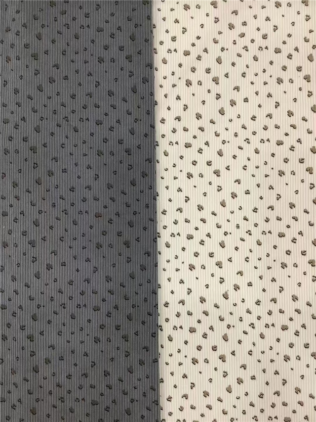 floral printed corduroy fabric