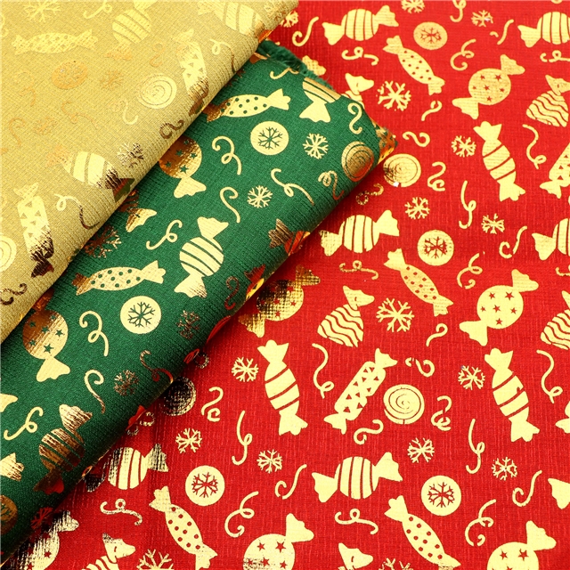 hot stamping candy bamboo fiber fabric