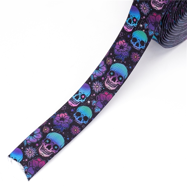 nylon 5# reverse punk skeleton nylon zipper set (zipper 4.5 meters+10 zipper heads）