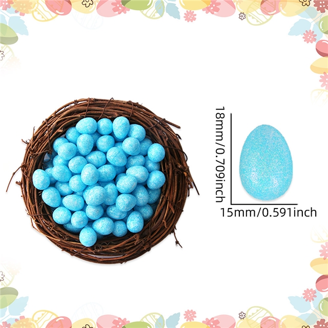 foam imitation gold powder foam easter egg decorations
