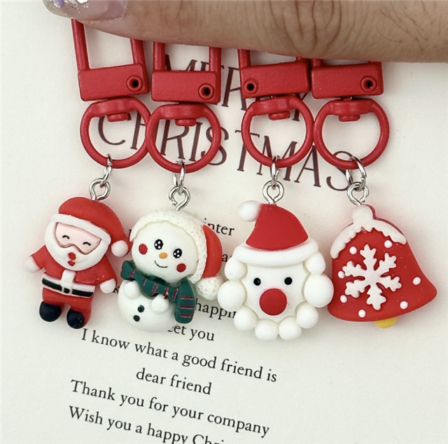 christmas keychain pendant