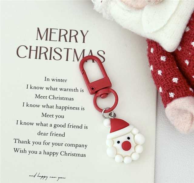 christmas keychain pendant