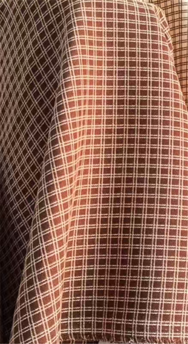 plaid yarn-dyed fabric
