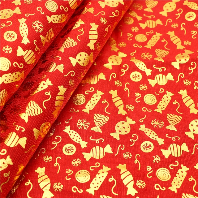 hot stamping candy bamboo fiber fabric