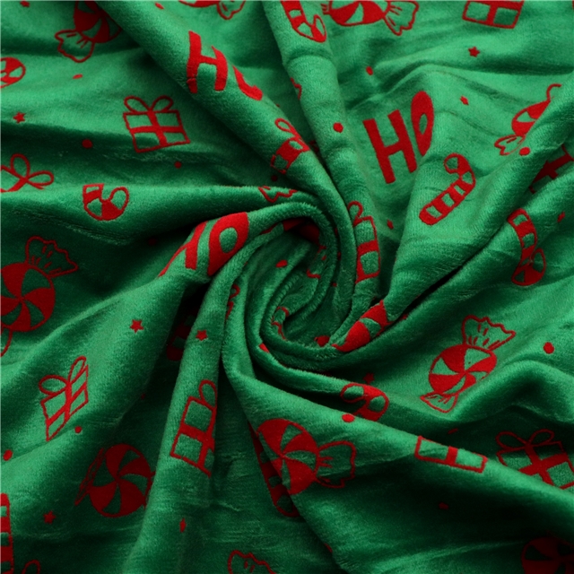velvet christmas candy gift velvet fabric