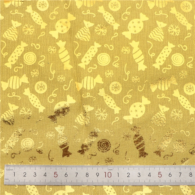 hot stamping candy bamboo fiber fabric