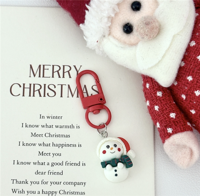 christmas keychain pendant