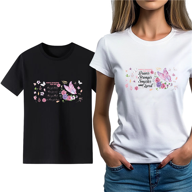 cotton Iron On Transfer Stickers and T-shirts