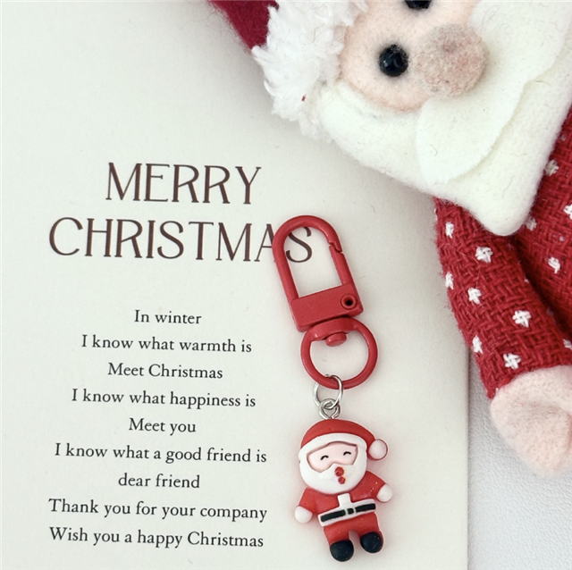 christmas keychain pendant