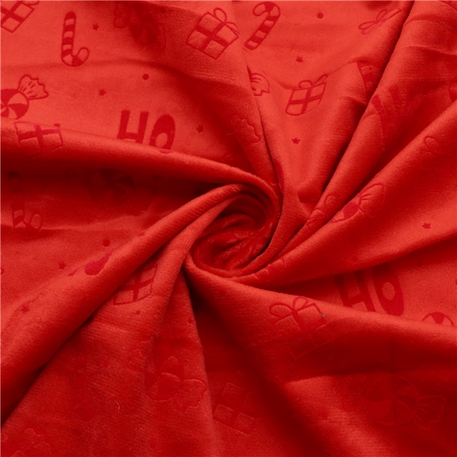 velvet christmas candy gift velvet fabric