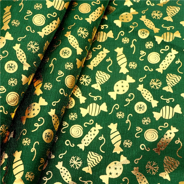 hot stamping candy bamboo fiber fabric