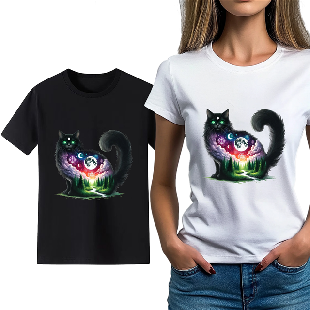 cotton Iron On Transfer Stickers and T-shirts