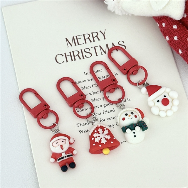 christmas keychain pendant