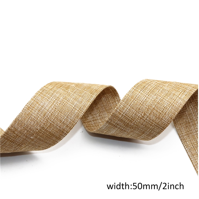 linen cotton cotton and linen gold wire fabric cut to stripe